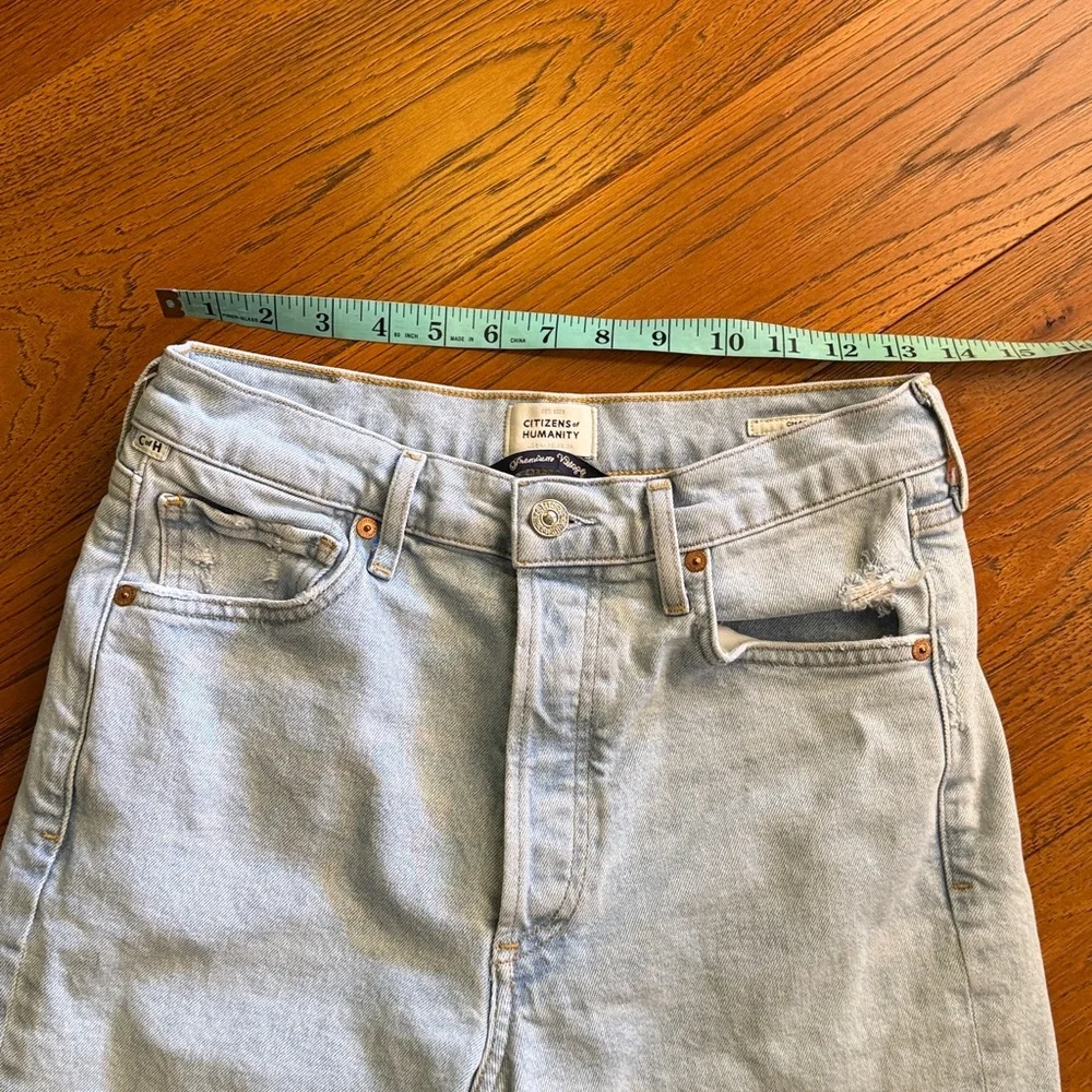 Citizens Of Humanity Charlotte Cropped High Rise Straight Jeans - Picture 9 of 13